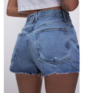 Good American 90s shorts in Indigo - NWT!